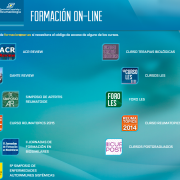 Formación on-line de la Sociedad Española de Reumatología