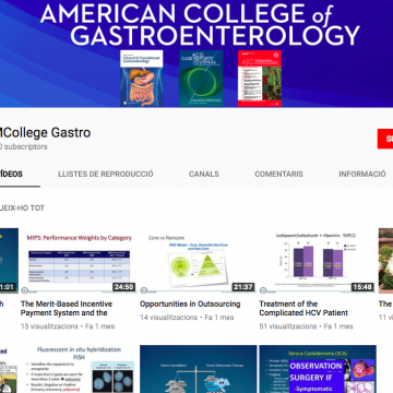 Canal de YouTube: The American College of Gastroenterology