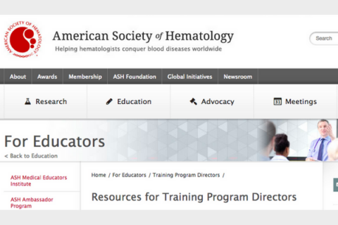 Formación de la Sociedad Americana de Hematología