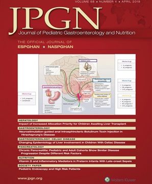 Journal of pediatric gastroenterology and nutrition